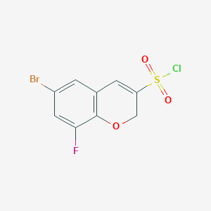 6-bromo-8-fluoro-2H-chromene-3-sulfonyl chloride