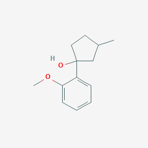 1-(2-Methoxyphenyl)-3-methylcyclopentan-1-ol