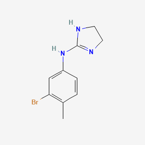 N-(3-Bromo-4-methylphenyl)-4,5-dihydro-1H-imidazol-2-amine