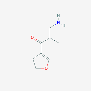 3-Amino-1-(4,5-dihydrofuran-3-yl)-2-methylpropan-1-one