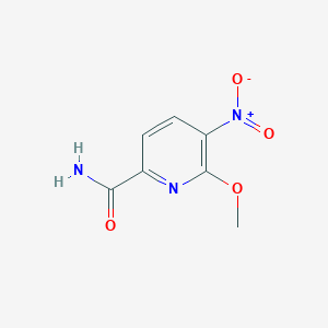 6-Methoxy-5-nitropyridine-2-carboxamide