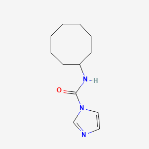 molecular formula C12H19N3O B13158528 N-cyclooctyl-1H-imidazole-1-carboxamide 