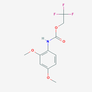 2,2,2-trifluoroethyl N-(2,4-dimethoxyphenyl)carbamate