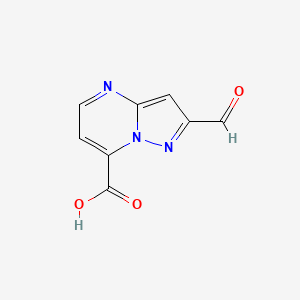 2-Formylpyrazolo[1,5-a]pyrimidine-7-carboxylic acid