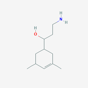 3-Amino-1-(3,5-dimethylcyclohex-3-en-1-yl)propan-1-ol