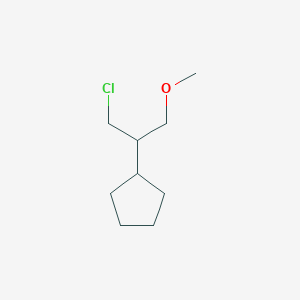 (1-Chloro-3-methoxypropan-2-yl)cyclopentane