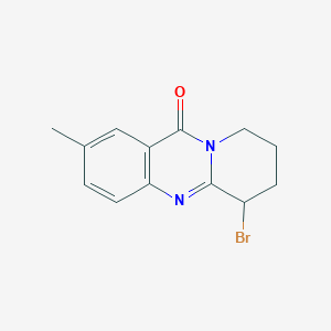 6-bromo-2-methyl-6H,7H,8H,9H,11H-pyrido[2,1-b]quinazolin-11-one