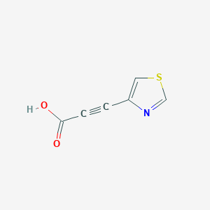 3-(1,3-Thiazol-4-yl)prop-2-ynoic acid