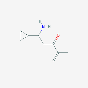 5-Amino-5-cyclopropyl-2-methylpent-1-en-3-one