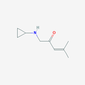 1-(Cyclopropylamino)-4-methylpent-3-en-2-one