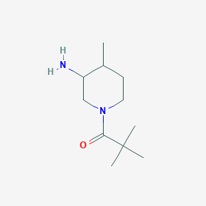 1-(3-Amino-4-methylpiperidin-1-yl)-2,2-dimethylpropan-1-one