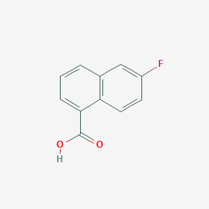 B1315869 6-Fluoronaphthalene-1-carboxylic acid CAS No. 575-08-6