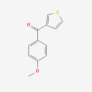 B1315878 3-(4-Methoxybenzoyl)thiophene CAS No. 5064-00-6