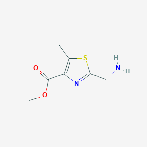 Methyl 2-(aminomethyl)-5-methyl-1,3-thiazole-4-carboxylate