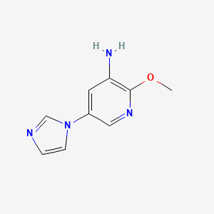 5-(1H-imidazol-1-yl)-2-methoxypyridin-3-amine