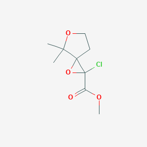 Methyl 2-chloro-4,4-dimethyl-1,5-dioxaspiro[2.4]heptane-2-carboxylate