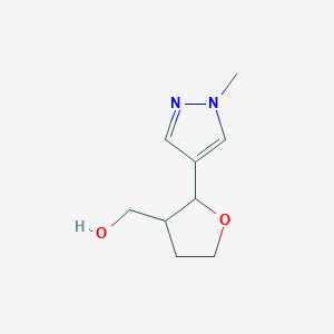 [2-(1-methyl-1H-pyrazol-4-yl)oxolan-3-yl]methanol