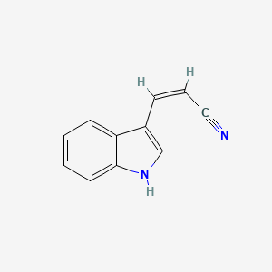 molecular formula C11H8N2 B1315896 (Z)-3-(1H-吲哚-3-基)丙烯腈 CAS No. 85452-79-5