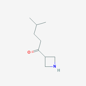 1-(Azetidin-3-yl)-4-methylpentan-1-one