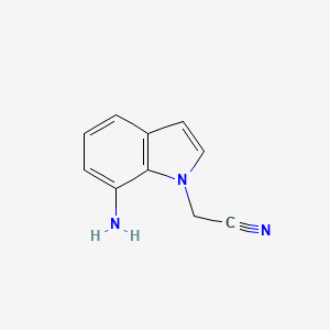 2-(7-Amino-1H-indol-1-yl)acetonitrile