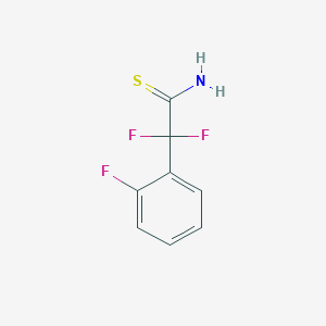 2,2-Difluoro-2-(2-fluorophenyl)ethanethioamide