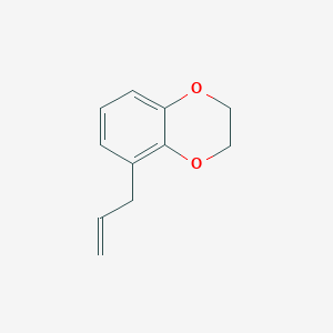 molecular formula C11H12O2 B13159018 5-(Prop-2-en-1-yl)-2,3-dihydro-1,4-benzodioxine 