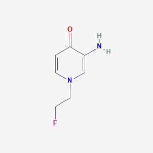 3-Amino-1-(2-fluoroethyl)-1,4-dihydropyridin-4-one