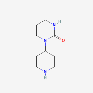 B1315905 1-(Piperidin-4-YL)tetrahydropyrimidin-2(1H)-one CAS No. 61220-36-8