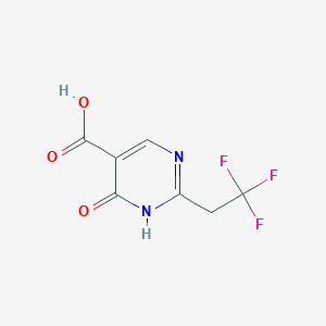 6-Oxo-2-(2,2,2-trifluoroethyl)-1,6-dihydropyrimidine-5-carboxylic acid