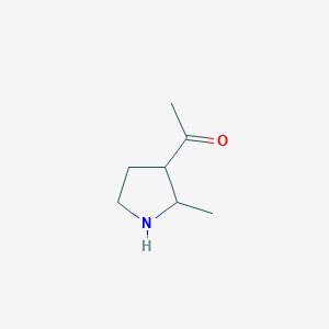 1-(2-Methylpyrrolidin-3-yl)ethan-1-one