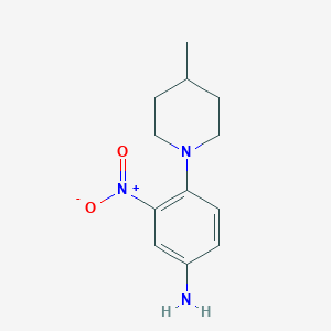 B1315915 4-(4-Methylpiperidin-1-yl)-3-nitroaniline CAS No. 84979-31-7