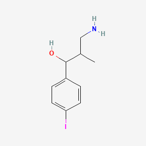 3-Amino-1-(4-iodophenyl)-2-methylpropan-1-ol