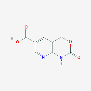 molecular formula C8H6N2O4 B13159244 2-Oxo-1H,2H,4H-pyrido[2,3-D][1,3]oxazine-6-carboxylic acid 