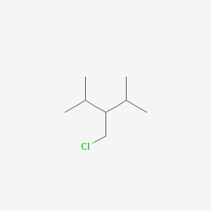 molecular formula C8H17Cl B13159249 3-(Chloromethyl)-2,4-dimethylpentane 