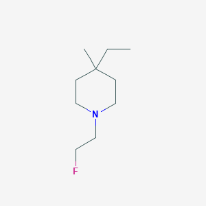 4-Ethyl-1-(2-fluoroethyl)-4-methylpiperidine