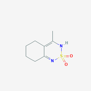 molecular formula C8H12N2O2S B1315931 4-甲基-5,6,7,8-四氢-2λ~6~,1,3-苯并噻二嗪-2,2(1H)-二酮 CAS No. 3580-37-8