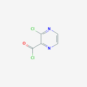 molecular formula C5H2Cl2N2O B1315933 3-氯吡嗪-2-甲酰氯 CAS No. 90361-99-2