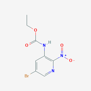B1315935 Ethyl (5-bromo-2-nitropyridin-3-yl)carbamate CAS No. 152684-25-8
