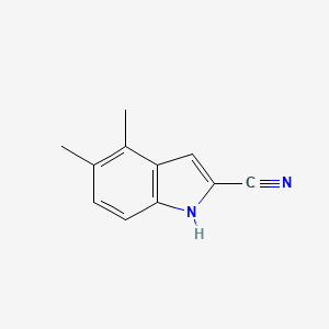 4,5-Dimethyl-1H-indole-2-carbonitrile