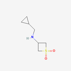 3-[(Cyclopropylmethyl)amino]-1lambda6-thietane-1,1-dione