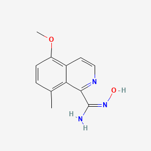 (E)-N'-Hydroxy-5-methoxy-8-methylisoquinoline-1-carboximidamide