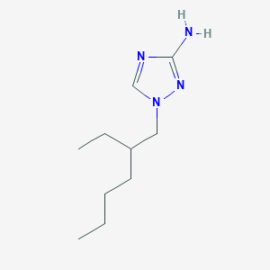 molecular formula C10H20N4 B13159395 1-(2-ethylhexyl)-1H-1,2,4-Triazol-3-amine 