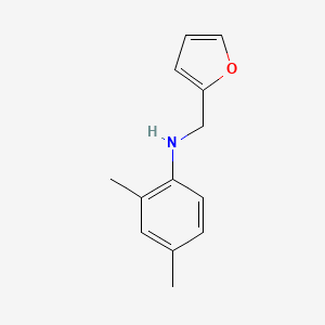 N-(furan-2-ylmethyl)-2,4-dimethylaniline