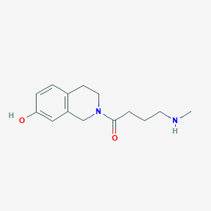 1-(7-Hydroxy-1,2,3,4-tetrahydroisoquinolin-2-yl)-4-(methylamino)butan-1-one