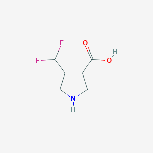 4-(Difluoromethyl)pyrrolidine-3-carboxylic acid