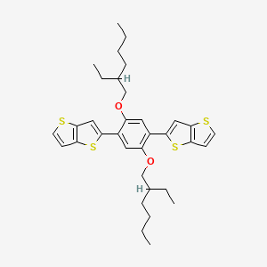 2,2'-(2,5-Bis((2-ethylhexyl)oxy)-1,4-phenylene)dithieno[3,2-b]thiophene