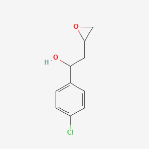 1-(4-Chlorophenyl)-2-(oxiran-2-yl)ethan-1-ol