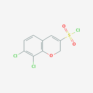 7,8-dichloro-2H-chromene-3-sulfonyl chloride