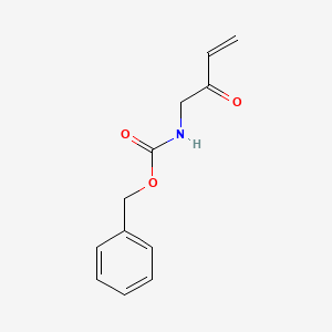 molecular formula C12H13NO3 B13159528 Benzyl N-(2-oxobut-3-EN-1-YL)carbamate 