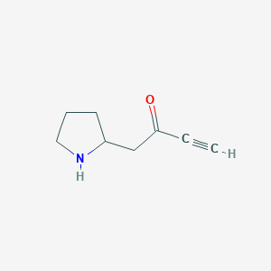 1-(Pyrrolidin-2-yl)but-3-yn-2-one